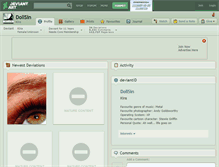 Tablet Screenshot of dollsin.deviantart.com