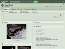 Tablet Screenshot of broomfondle.deviantart.com