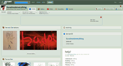 Desktop Screenshot of iluvalmosteverything.deviantart.com