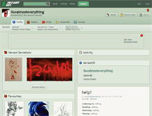 Tablet Screenshot of iluvalmosteverything.deviantart.com