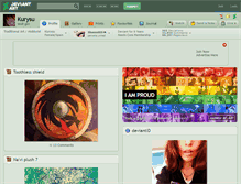 Tablet Screenshot of kurysu.deviantart.com