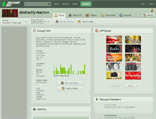 Tablet Screenshot of abstractly-macro.deviantart.com