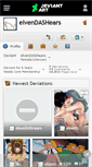 Mobile Screenshot of elvendashears.deviantart.com