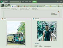 Tablet Screenshot of jbritz22.deviantart.com