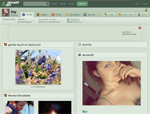 Tablet Screenshot of iloy.deviantart.com