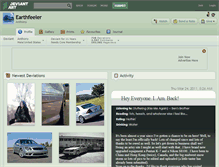 Tablet Screenshot of earthfeeler.deviantart.com