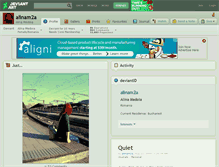 Tablet Screenshot of alinam2a.deviantart.com