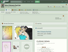 Tablet Screenshot of nire-chimera-fanclub.deviantart.com