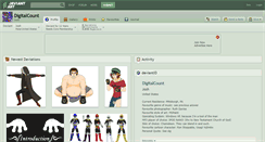 Desktop Screenshot of digitalcount.deviantart.com