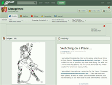 Tablet Screenshot of luisangelmex.deviantart.com