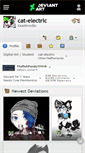 Mobile Screenshot of cat-electric.deviantart.com