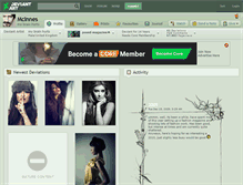Tablet Screenshot of mcinnes.deviantart.com