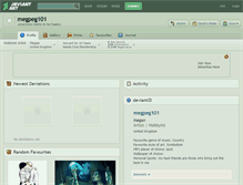 Tablet Screenshot of megpeg101.deviantart.com