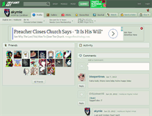 Tablet Screenshot of akymie.deviantart.com