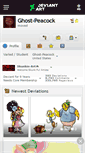 Mobile Screenshot of ghost-peacock.deviantart.com