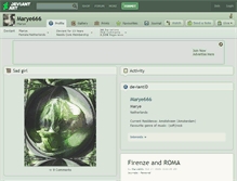 Tablet Screenshot of marye666.deviantart.com