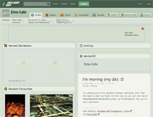 Tablet Screenshot of emo-cafe.deviantart.com
