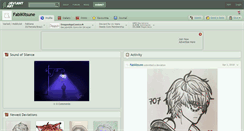 Desktop Screenshot of fabikitsune.deviantart.com
