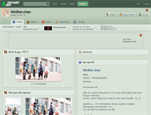 Tablet Screenshot of ninifee-chan.deviantart.com