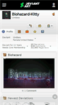Mobile Screenshot of biohazard-kitty.deviantart.com