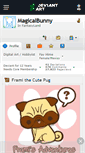 Mobile Screenshot of magicalbunny.deviantart.com