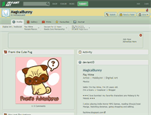 Tablet Screenshot of magicalbunny.deviantart.com