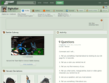 Tablet Screenshot of bignutter.deviantart.com