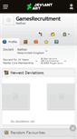 Mobile Screenshot of gamesrecruitment.deviantart.com