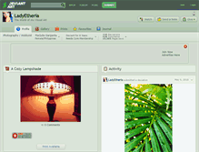 Tablet Screenshot of ladyetheria.deviantart.com