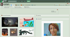 Desktop Screenshot of cording44.deviantart.com