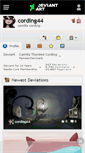 Mobile Screenshot of cording44.deviantart.com