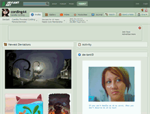 Tablet Screenshot of cording44.deviantart.com