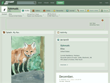 Tablet Screenshot of ilykmusic.deviantart.com