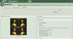 Desktop Screenshot of keeperofwax.deviantart.com