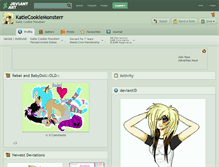 Tablet Screenshot of katiecookiemonsterr.deviantart.com