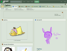 Tablet Screenshot of fagdesu.deviantart.com