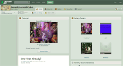 Desktop Screenshot of benedict-arnold-club.deviantart.com