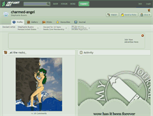 Tablet Screenshot of charmed-angel.deviantart.com