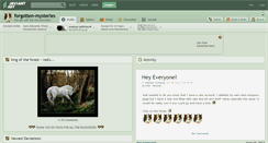 Desktop Screenshot of forgotten-mysteries.deviantart.com