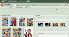Desktop Screenshot of dixiekong86.deviantart.com