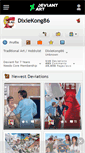 Mobile Screenshot of dixiekong86.deviantart.com