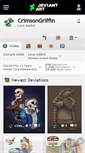 Mobile Screenshot of crimsongriffin.deviantart.com