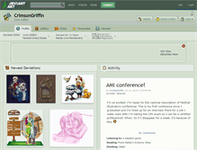 Tablet Screenshot of crimsongriffin.deviantart.com
