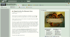 Desktop Screenshot of biowarefanclub.deviantart.com