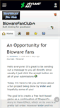 Mobile Screenshot of biowarefanclub.deviantart.com