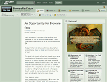 Tablet Screenshot of biowarefanclub.deviantart.com