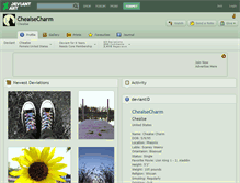 Tablet Screenshot of chealsecharm.deviantart.com