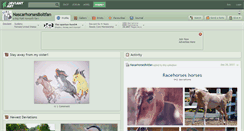 Desktop Screenshot of nascarhorsesboltfan.deviantart.com