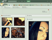 Tablet Screenshot of n0tica.deviantart.com