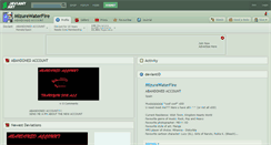 Desktop Screenshot of mizurewaterfire.deviantart.com